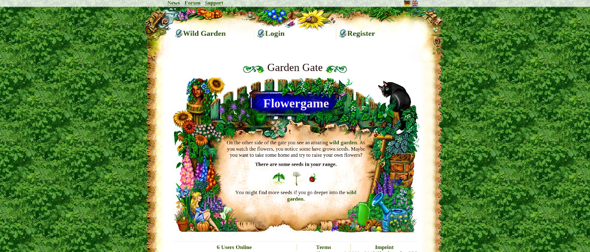 Screenshot of Flowergame